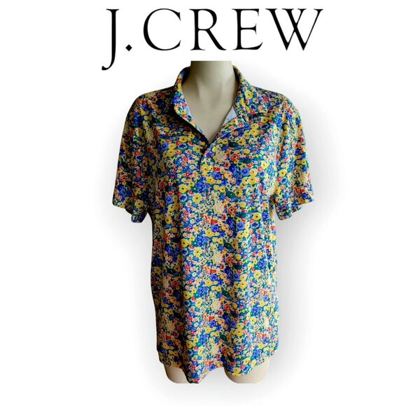 J.Crew Coolmax Performance Polo, Yellow, Size L - Picture 1 of 15